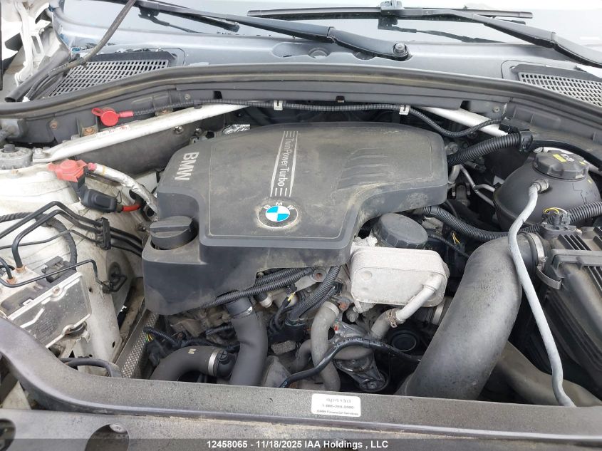 2016 BMW X3 xDrive28I VIN: 5UXWX9C55G0D90087 Lot: 12458065