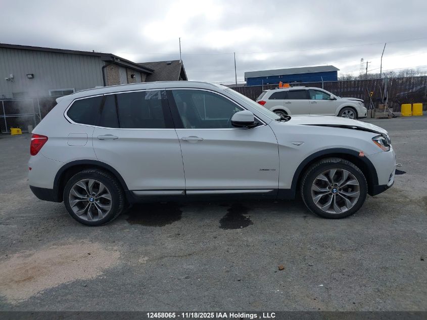 2016 BMW X3 xDrive28I VIN: 5UXWX9C55G0D90087 Lot: 12458065
