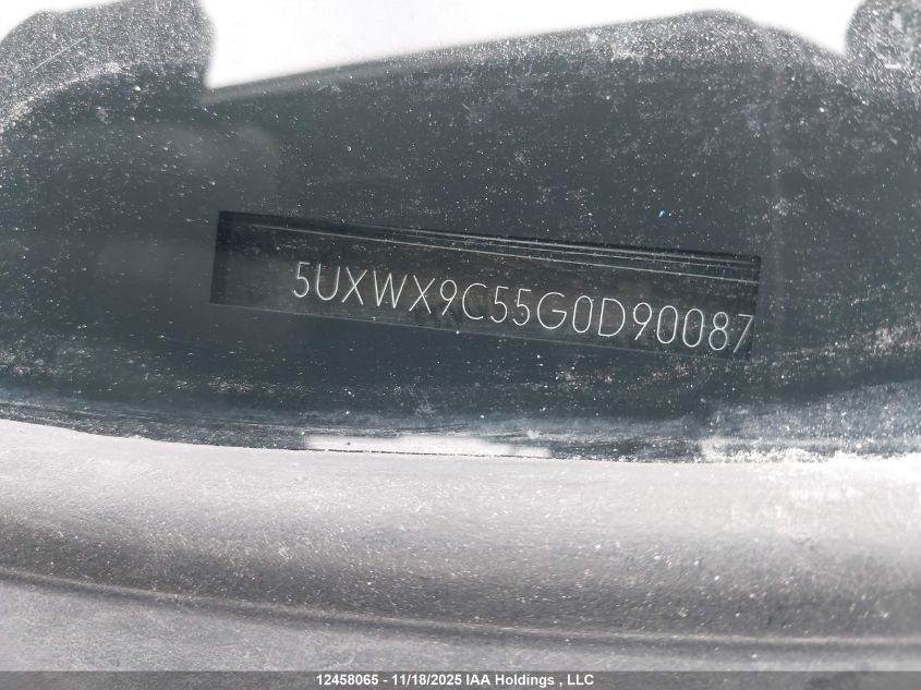 2016 BMW X3 xDrive28I VIN: 5UXWX9C55G0D90087 Lot: 12458065