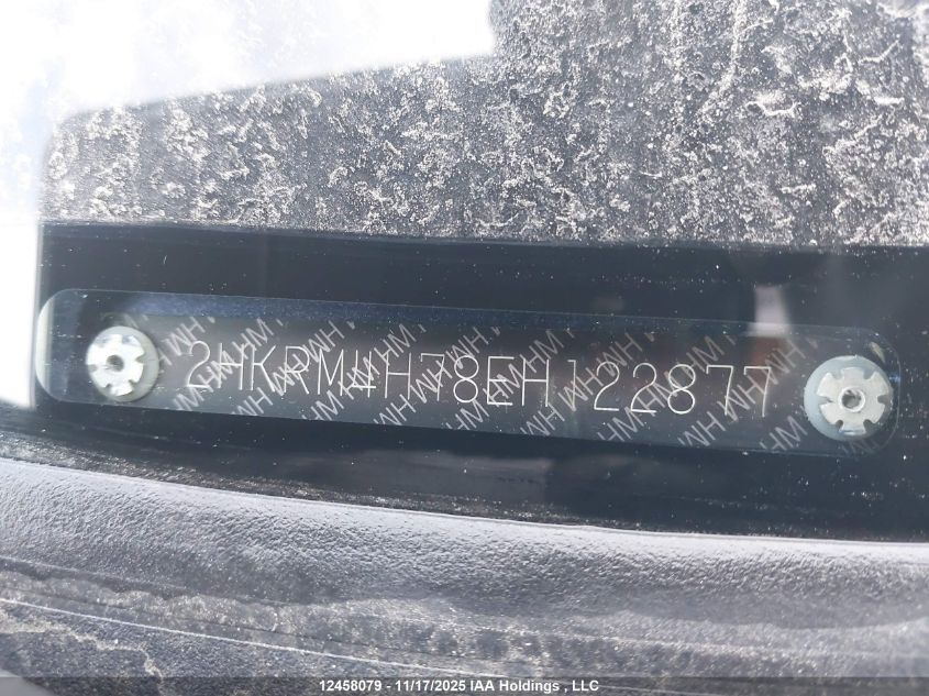 2014 Honda Cr-V Ex-L VIN: 2HKRM4H78EH122877 Lot: 12458079