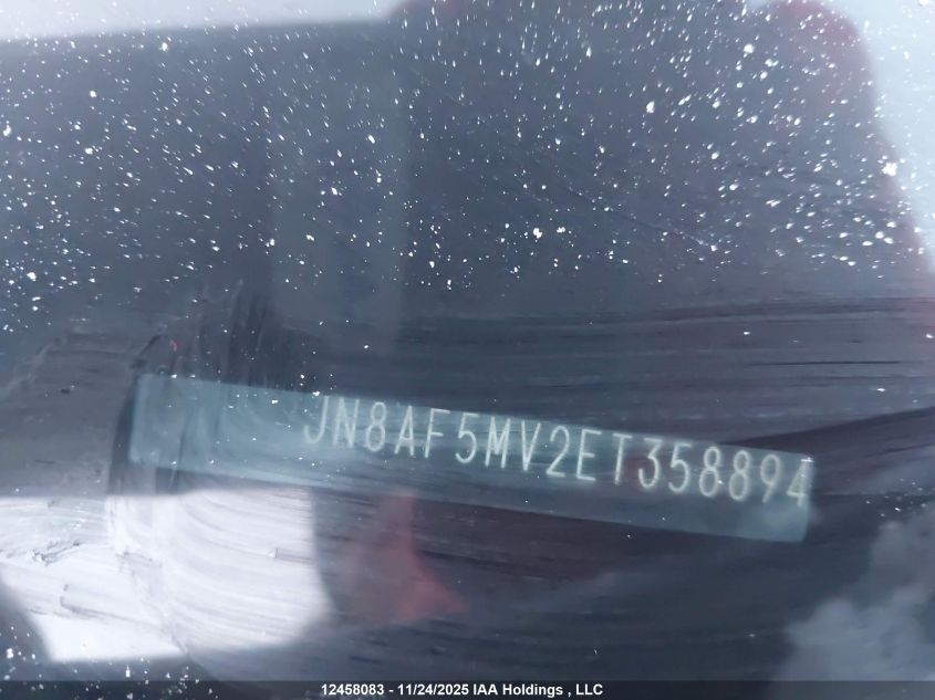 2014 Nissan Juke VIN: JN8AF5MV2ET358894 Lot: 12458083