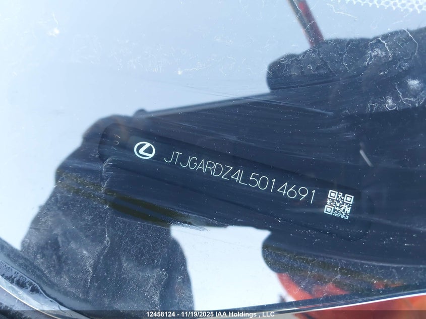 2020 Lexus Nx 300 VIN: JTJGARDZ4L5014691 Lot: 12458124