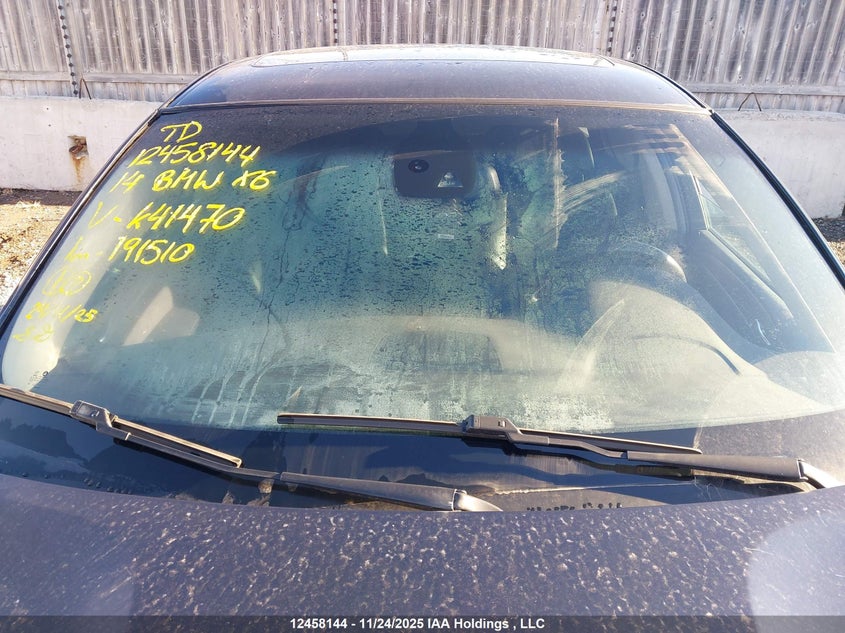 2014 BMW X6 xDrive35I VIN: 5UXFG2C53E0K41470 Lot: 12458144