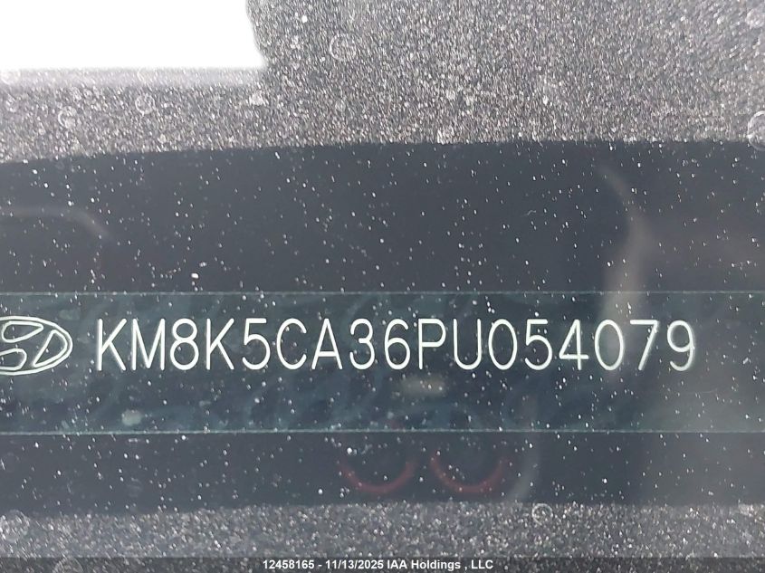 2023 Hyundai Kona Limited VIN: KM8K5CA36PU054079 Lot: 12458165