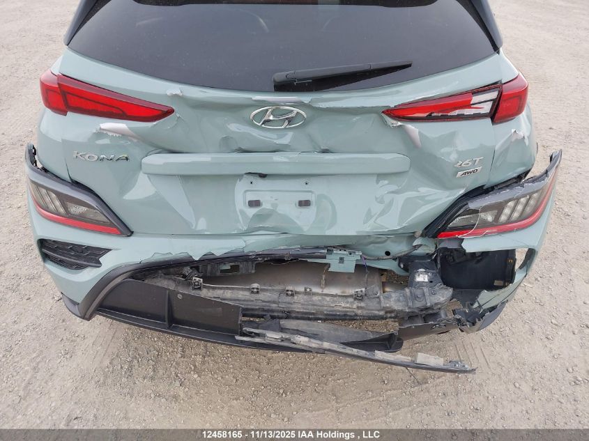 2023 Hyundai Kona Limited VIN: KM8K5CA36PU054079 Lot: 12458165