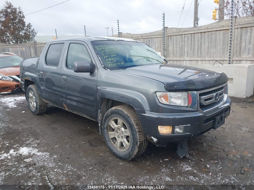 2011 Honda Ridgeline Rtl VIN: 5FPYK1F52BB502090 Lot: 12458175
