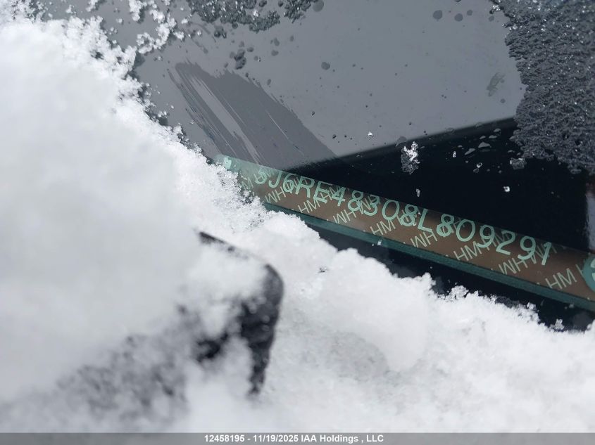 2008 Honda Cr-V Lx VIN: 5J6RE48308L809291 Lot: 12458195