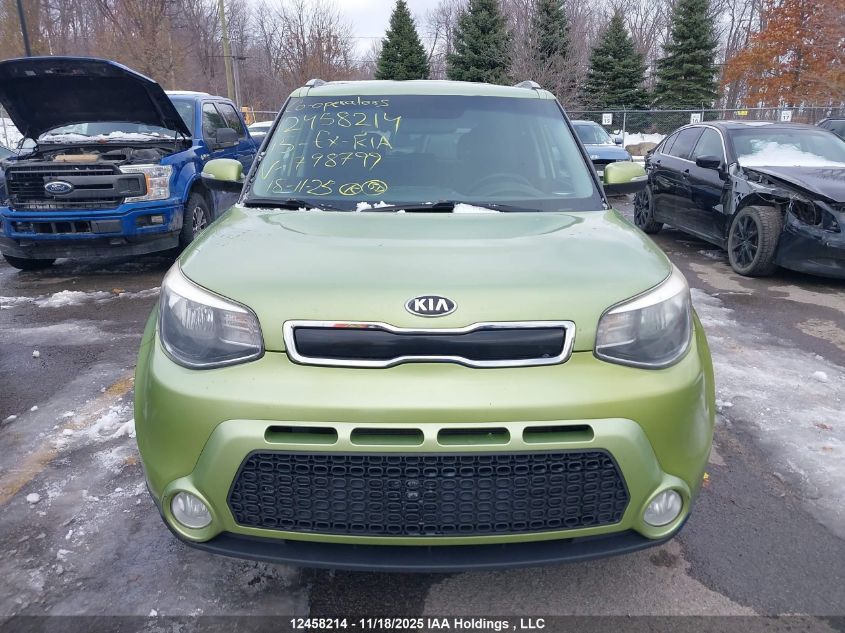 2015 Kia Soul Ex/Ex+/Ex+ Eco VIN: KNDJP3A50F7798799 Lot: 12458214