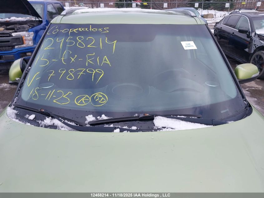 2015 Kia Soul Ex/Ex+/Ex+ Eco VIN: KNDJP3A50F7798799 Lot: 12458214