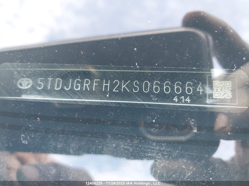 5TDJGRFH2KS066664 2019 TOYOTA HIGHLANDER photo no. 19