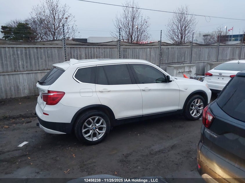 2013 BMW X3 xDrive28I VIN: 5UXWX9C56DL873823 Lot: 12458238