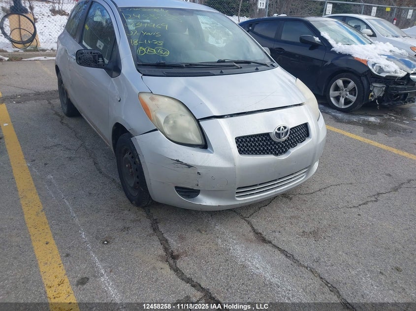 2007 Toyota Yaris VIN: JTDJT923375034969 Lot: 12458258