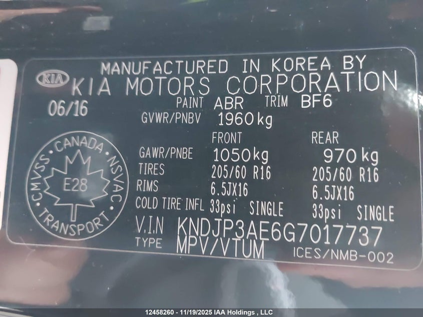 KNDJP3AE6G7017737 2016 KIA SOUL EV photo no. 18