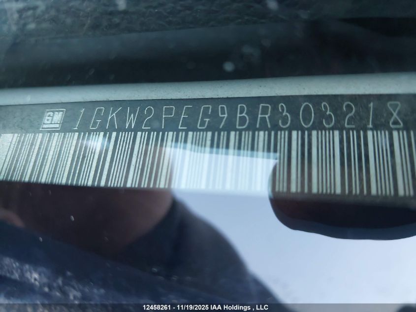 2011 GMC Yukon Xl K2500 VIN: 1GKW2PEG9BR303218 Lot: 12458261