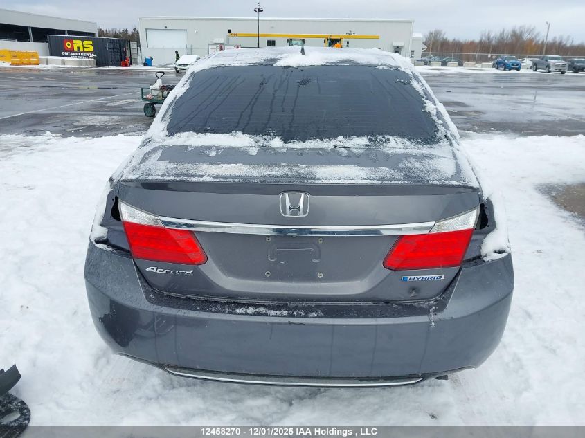 2014 Honda Accord Hybrid VIN: 1HGCR6F30EA800324 Lot: 12458270