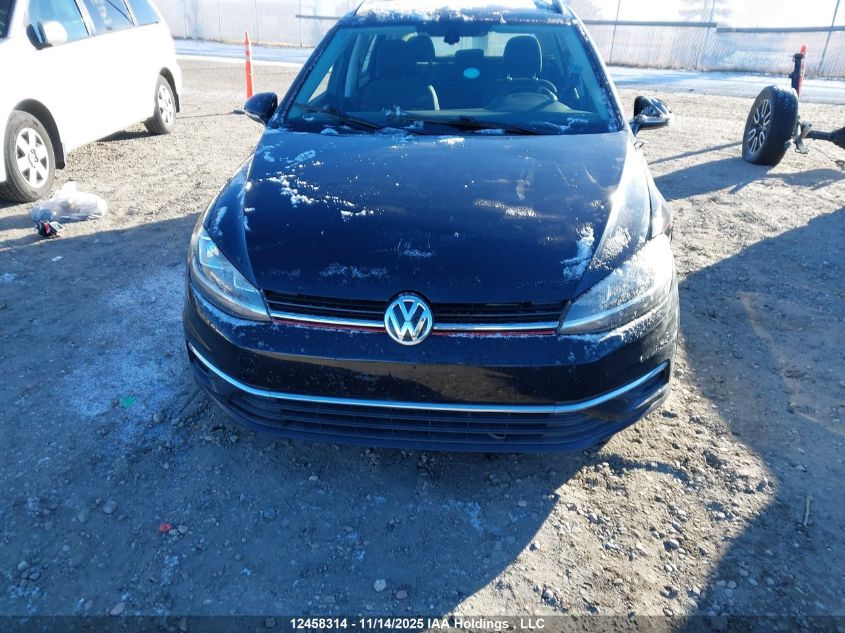 2019 Volkswagen Golf Sportwagen S VIN: 3VW117AU7KM507308 Lot: 12458314