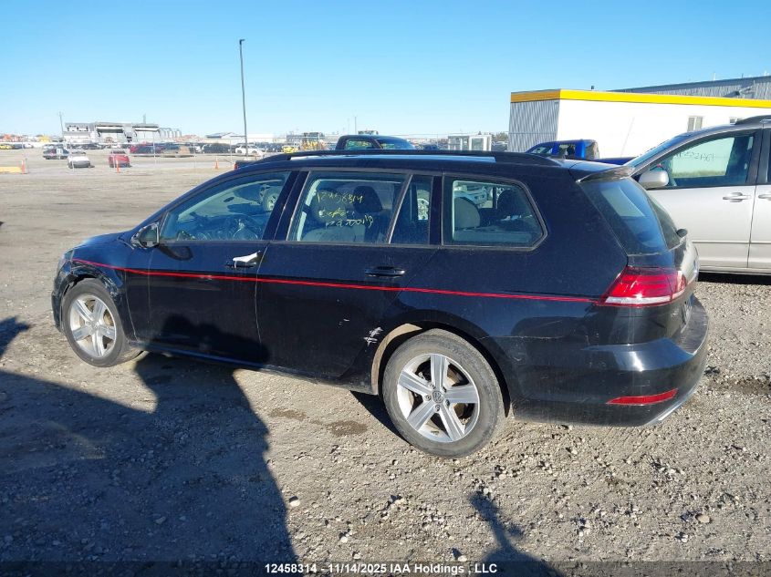 2019 Volkswagen Golf Sportwagen S VIN: 3VW117AU7KM507308 Lot: 12458314