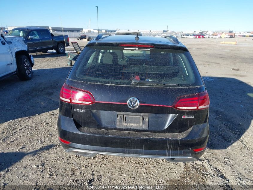 2019 Volkswagen Golf Sportwagen S VIN: 3VW117AU7KM507308 Lot: 12458314