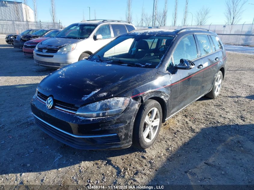 2019 Volkswagen Golf Sportwagen S VIN: 3VW117AU7KM507308 Lot: 12458314