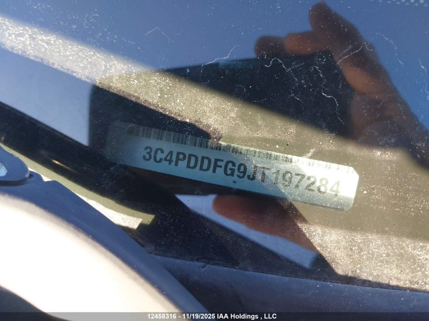 2018 Dodge Journey Gt VIN: 3C4PDDFG9JT197284 Lot: 12458316