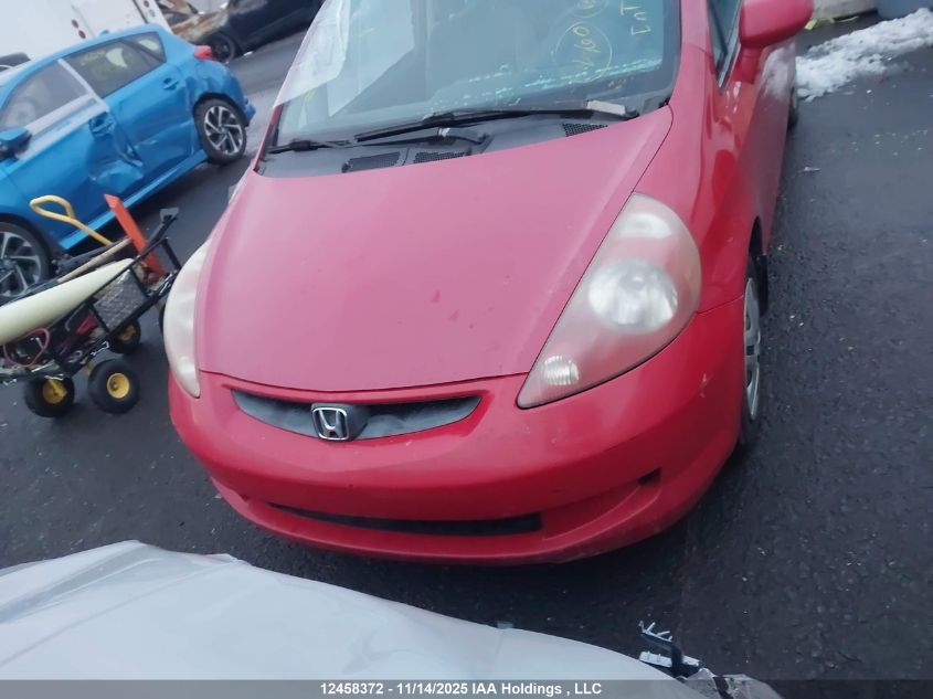 2008 Honda Fit VIN: JHMGD37498S807127 Lot: 12458372