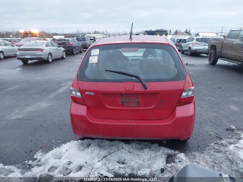 2008 Honda Fit VIN: JHMGD37498S807127 Lot: 12458372