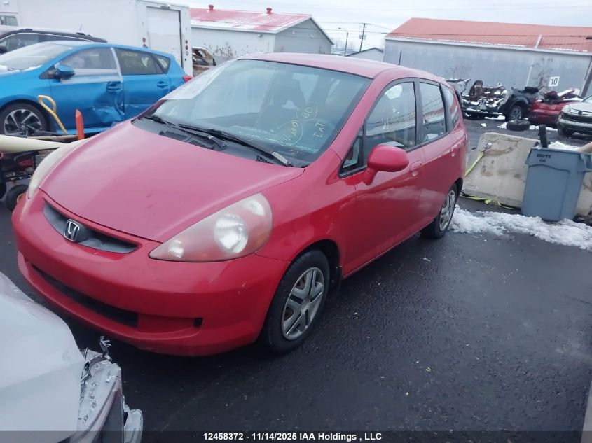 2008 Honda Fit VIN: JHMGD37498S807127 Lot: 12458372