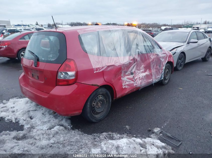 2008 Honda Fit VIN: JHMGD37498S807127 Lot: 12458372