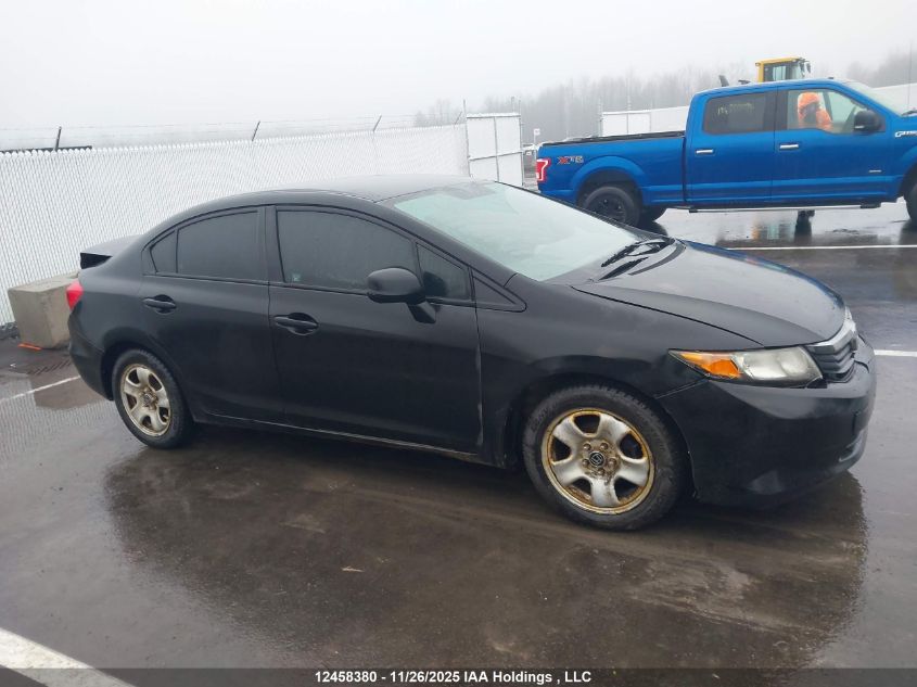 2012 Honda Civic Lx VIN: 2HGFB2F48CH100472 Lot: 12458380