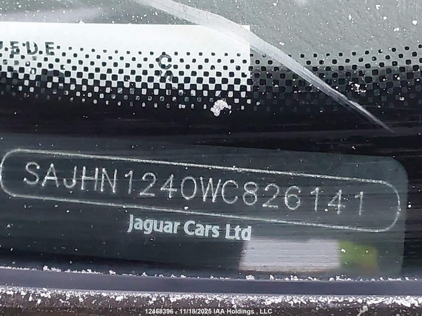 1998 Jaguar Xj8 VIN: SAJHN1240WC826141 Lot: 12458396