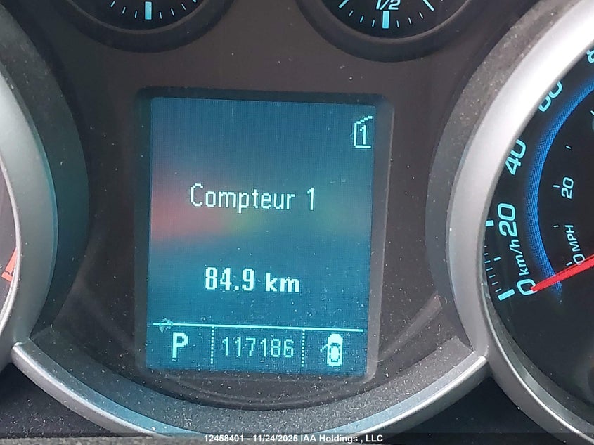 2011 Chevrolet Cruze Eco VIN: 1G1PJ5S91B7235093 Lot: 12458401