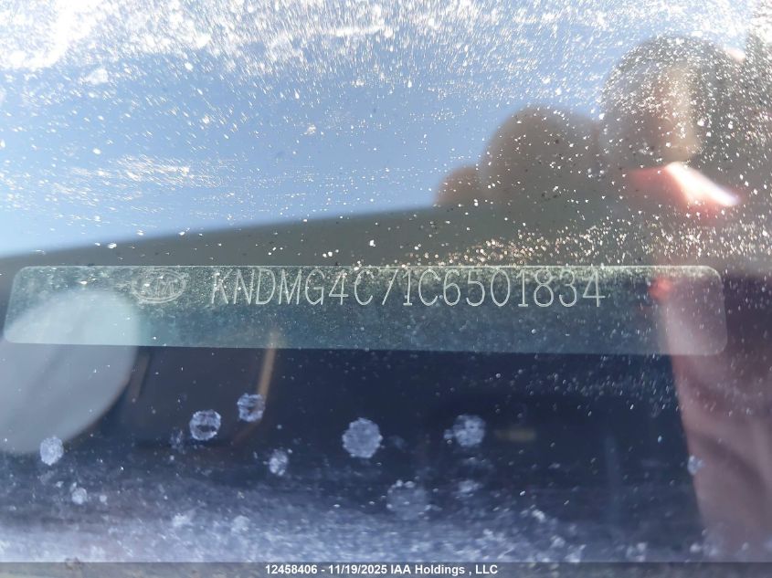 2012 Kia Sedona Lx VIN: KNDMG4C71C6501834 Lot: 12458406