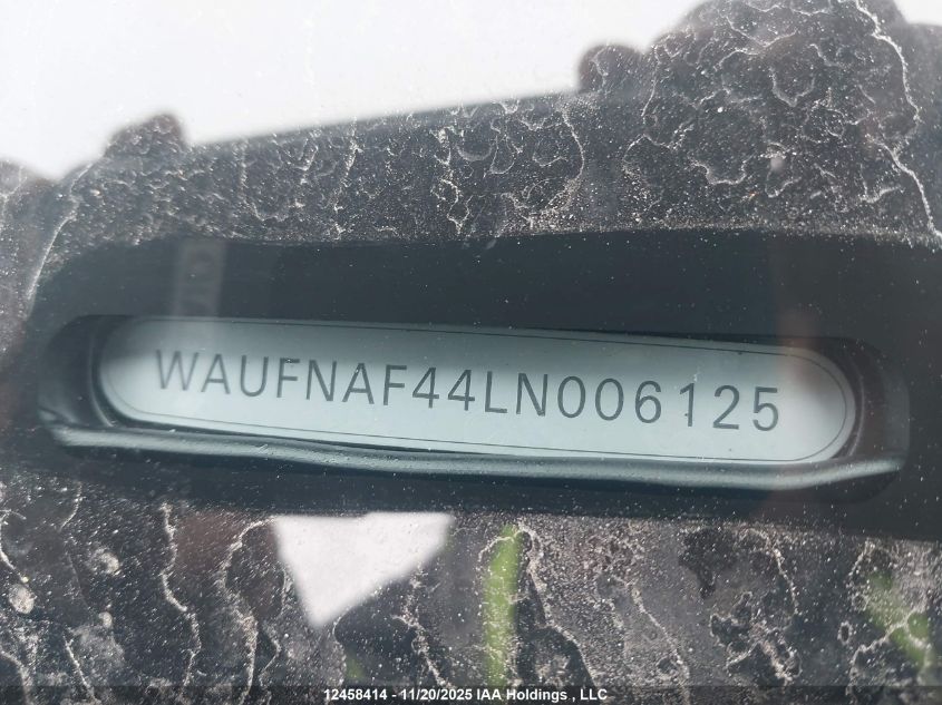 2020 Audi A4 2.0T Technik VIN: WAUFNAF44LN006125 Lot: 12458414