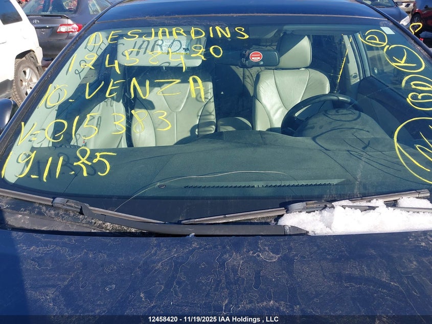 2010 Toyota Venza VIN: 4T3BA3BB1AU015383 Lot: 12458420