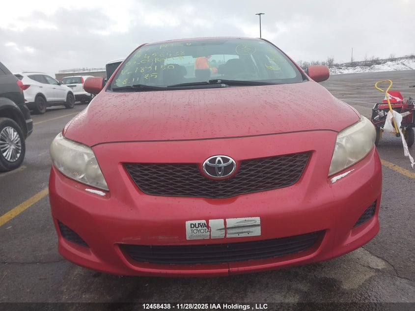 2009 Toyota Corolla S/Le/Xle VIN: 2T1BU40E39C189150 Lot: 12458438