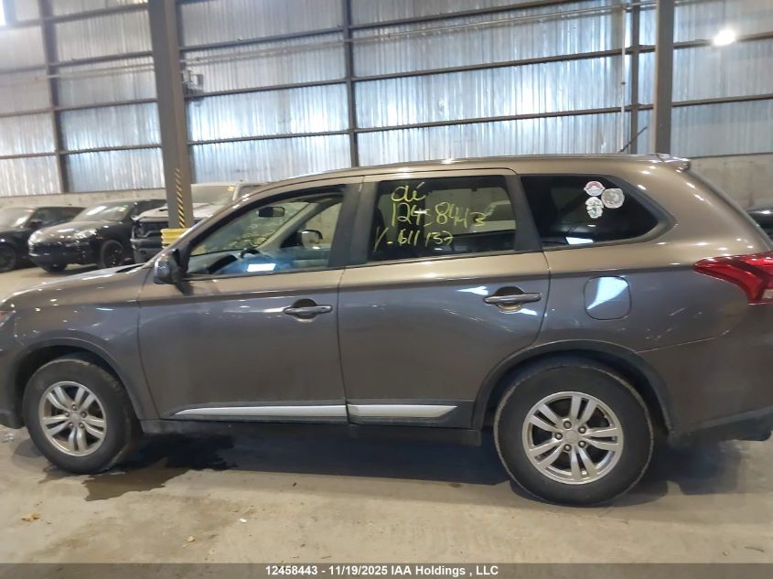 2016 Mitsubishi Outlander Es VIN: JA4AZ2A33GZ611137 Lot: 12458443