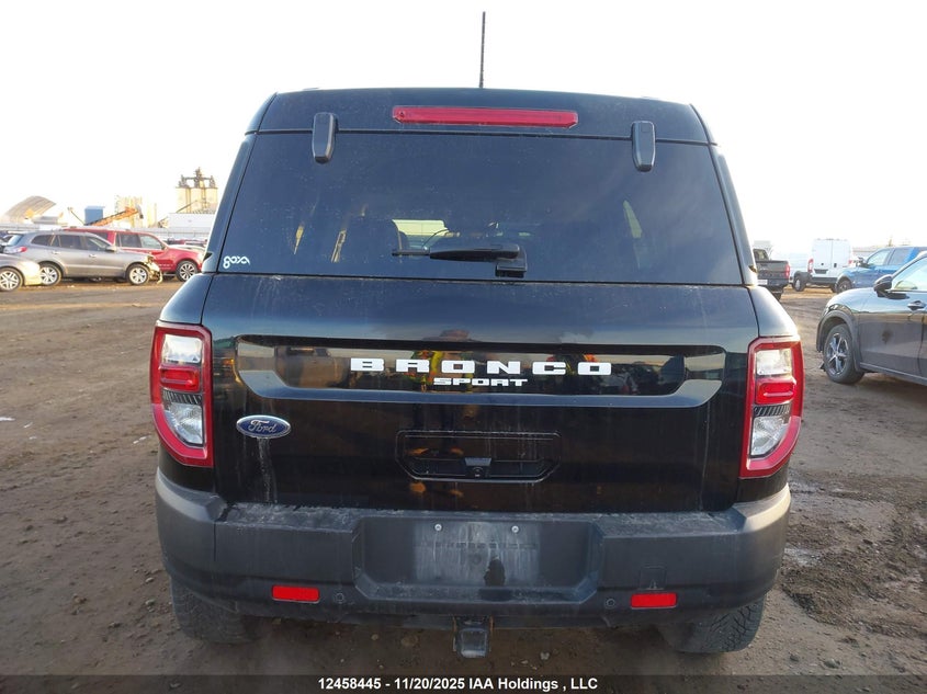 2021 Ford Bronco Sport Badlands VIN: 3FMCR9D97MRA66885 Lot: 12458445