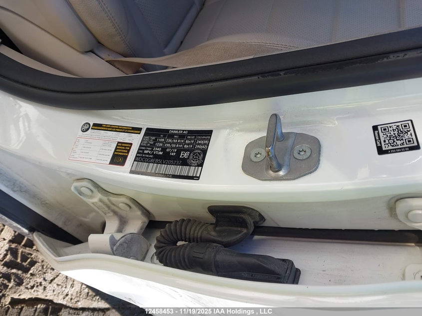 2020 Mercedes-Benz Glc 300 4Matic VIN: WDC0G8EB5LV205237 Lot: 12458453