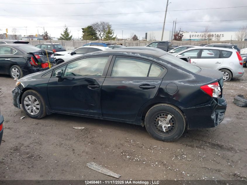 2012 Honda Civic Lx VIN: 2HGFB2E42CH057376 Lot: 12458461