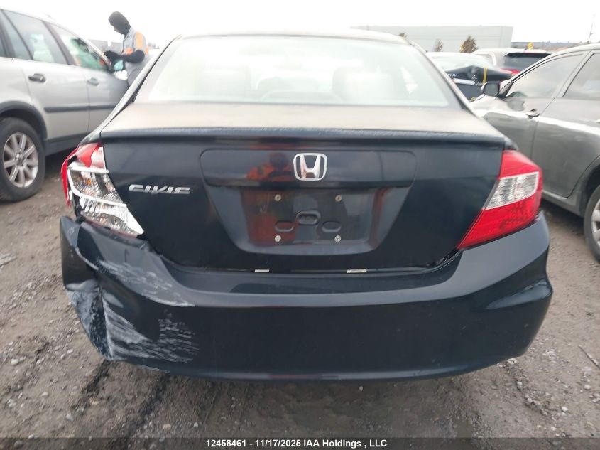 2012 Honda Civic Lx VIN: 2HGFB2E42CH057376 Lot: 12458461