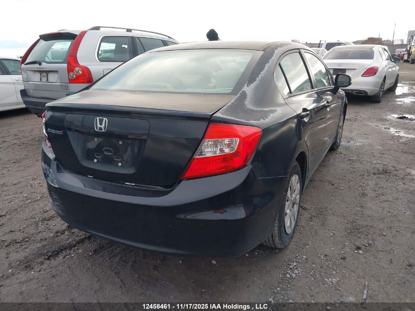 2012 Honda Civic Lx VIN: 2HGFB2E42CH057376 Lot: 12458461