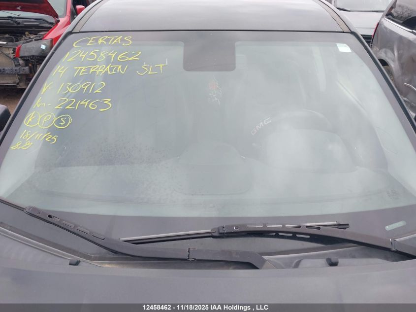 2014 GMC Terrain Slt VIN: 2GKALSEK5E6130912 Lot: 12458462