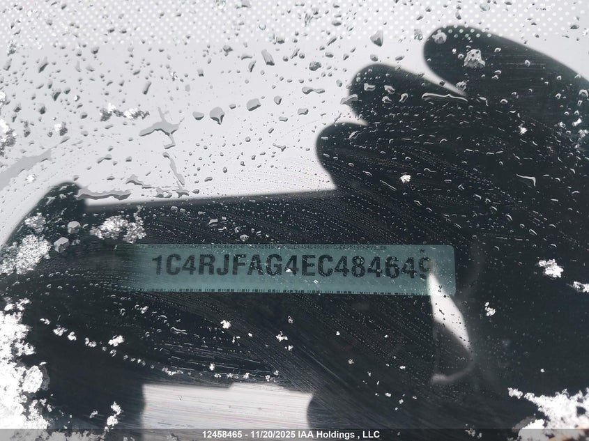 2014 Jeep Grand Cherokee VIN: 1C4RJFAG4EC484649 Lot: 12458465