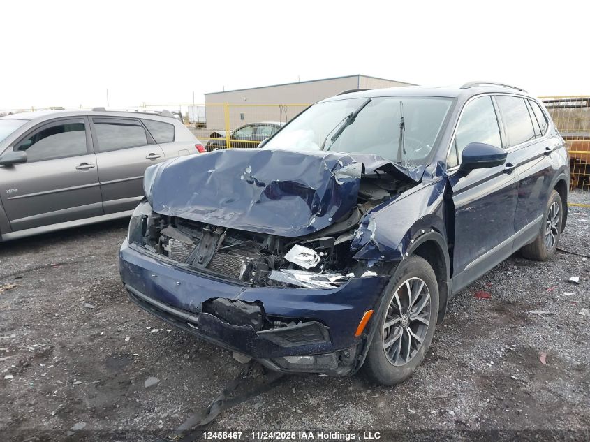 2021 Volkswagen Tiguan Comfortline/United VIN: 3VV2B7AX3MM154925 Lot: 12458467