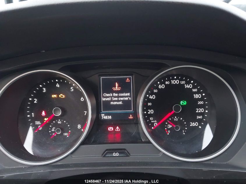 2021 Volkswagen Tiguan Comfortline/United VIN: 3VV2B7AX3MM154925 Lot: 12458467