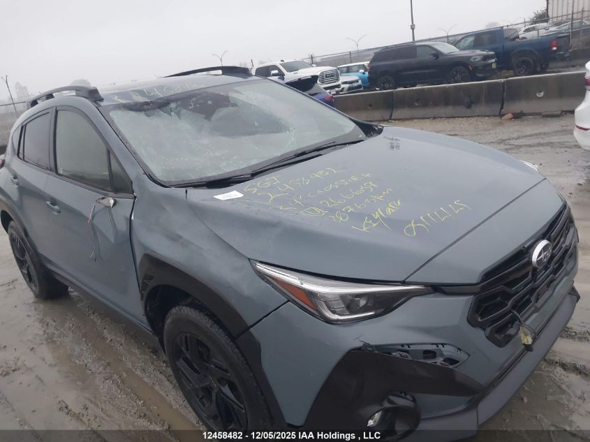 2024 Subaru Crosstrek Onyx VIN: JF2GUHFC0RH266637 Lot: 12458482