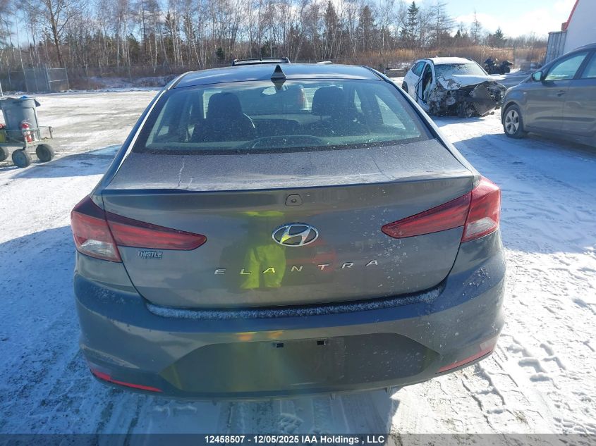 2019 Hyundai Elantra Preferred VIN: KMHD84LF8KU813675 Lot: 12458507
