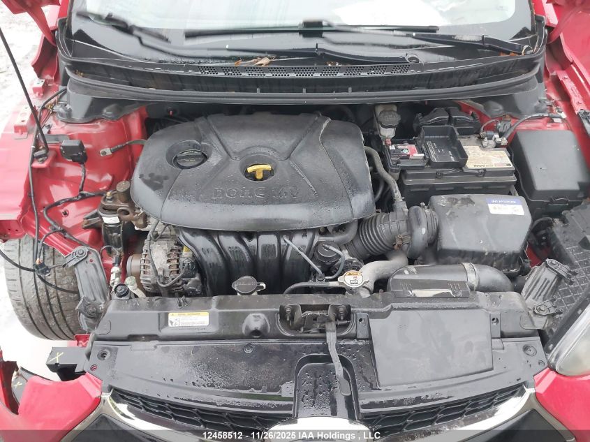 2013 Hyundai Elantra Coupe Gs/Se VIN: KMHDH6AE2DU019134 Lot: 12458512