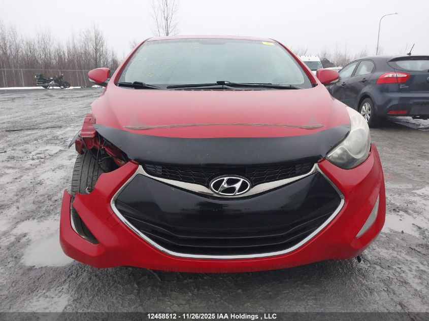 2013 Hyundai Elantra Coupe Gs/Se VIN: KMHDH6AE2DU019134 Lot: 12458512