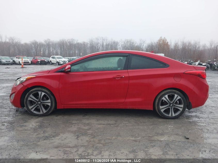 2013 Hyundai Elantra Coupe Gs/Se VIN: KMHDH6AE2DU019134 Lot: 12458512